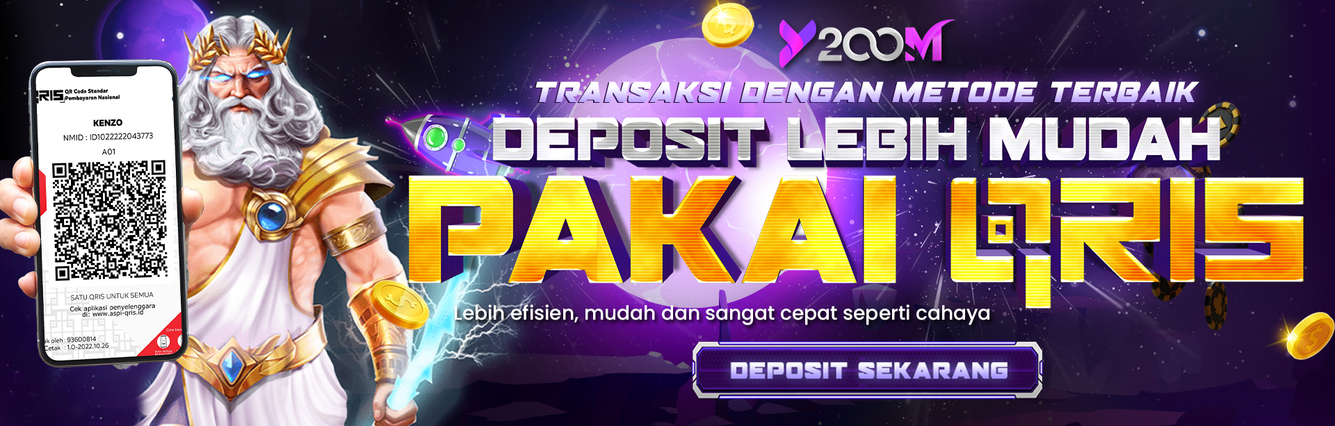 DEPOSIT VIA QRIS