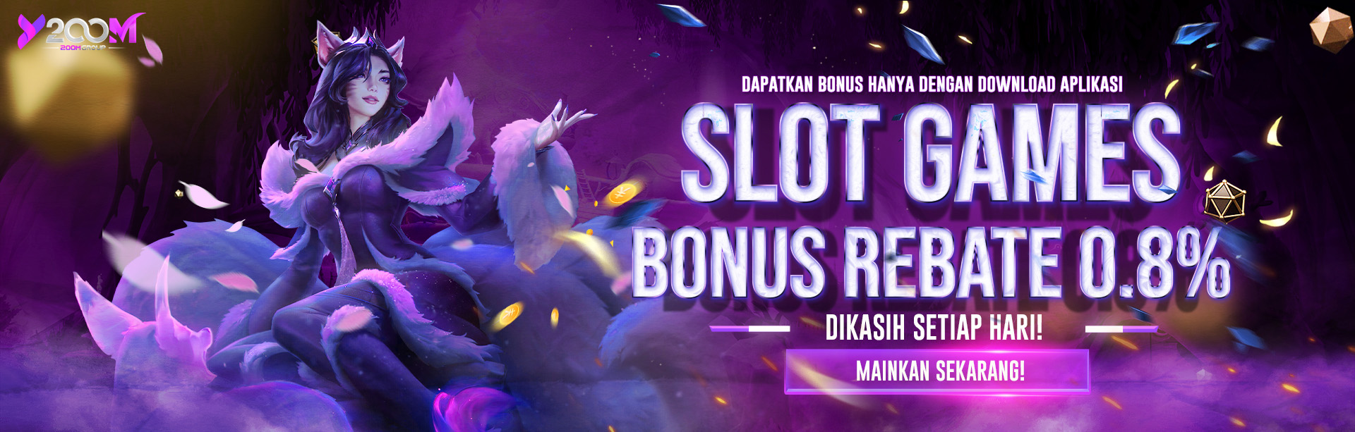 BONUS ROLLINGAN SLOT 0,8% HARIAN