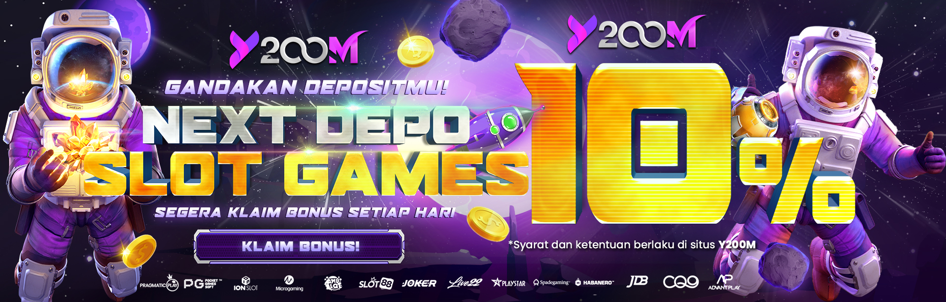 BONUS HARIAN 10% (SLOT GAMES)