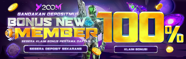 BONUS NEW MEMBER 100% (SLOT GAMES)