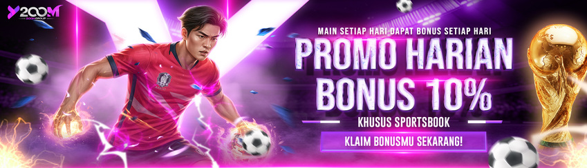 BONUS HARIAN 10% (SPORTBOOK)