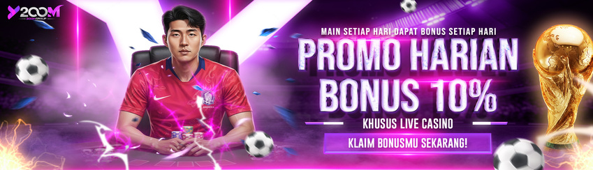 BONUS HARIAN 10% (LIVE CASINO)